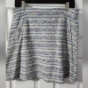Loft tweed pull on skirt